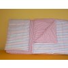 Trojdílná sada povlečení na postel velikost 60x120cm - proužek