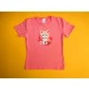 Dívčí tričko krátký rukáv sítotisk 2 - vel. 122