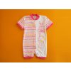 Letní overal na spaní proužek+potisk - vel. 62