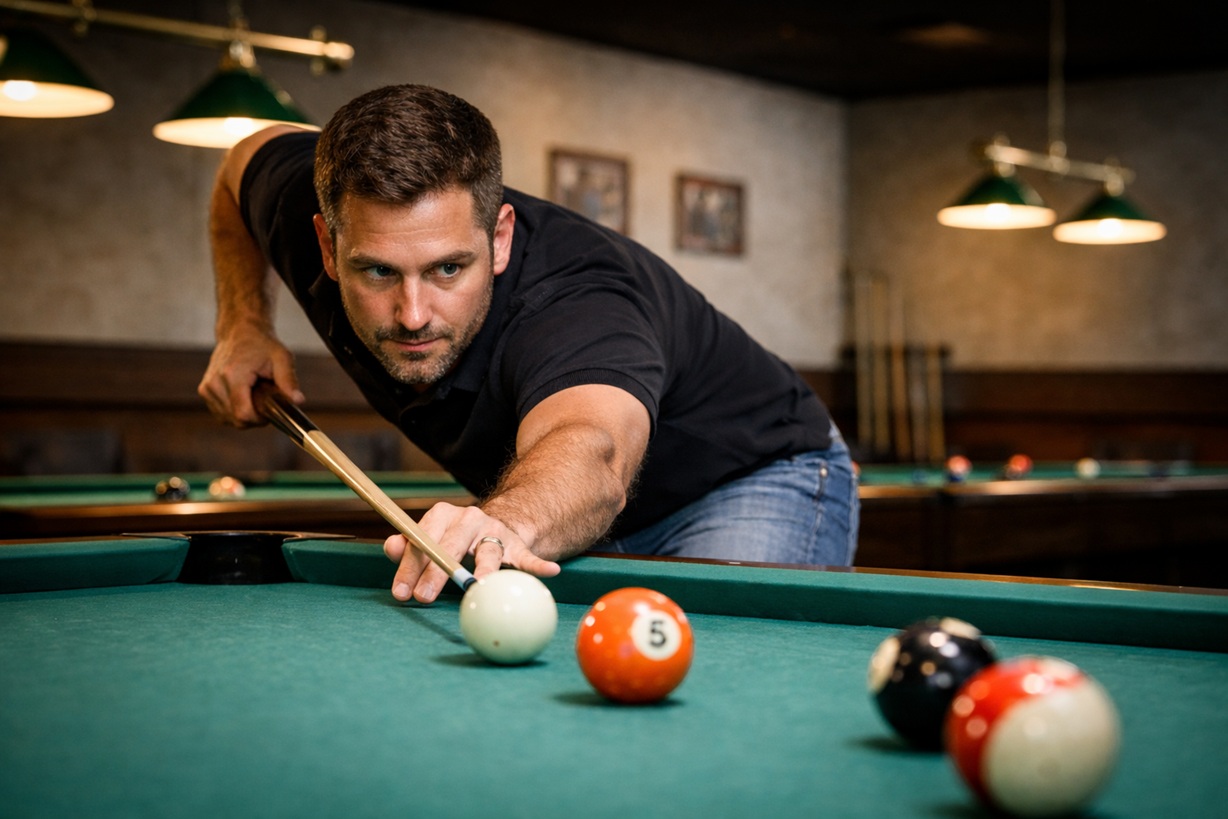 Ako stáť pri biliardovom stole