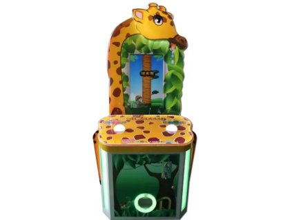 Giraffe-farebná hra v tvare žirafy