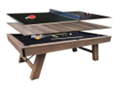 Multifunkčný biliardový stôl 3v1 – biliard a pingpong