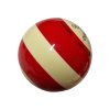 Červeno-biela tréningová guľa na snooker 52,5 mm