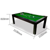 playronix jedalensky biliardovy stol 3v1 7 ft