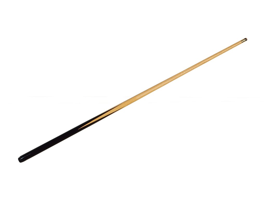 Biliardové tágo TBS Hardwood 148 cm jednodielne, čierne, s medenou špičkou 11mm