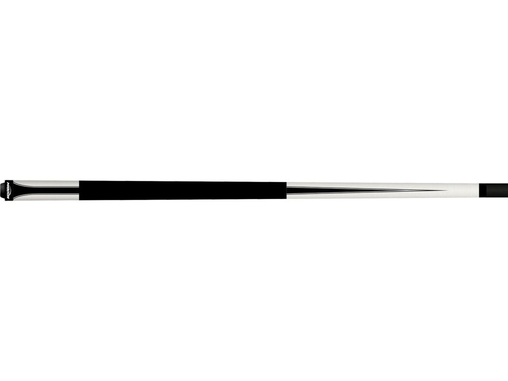 Pool biliardové tágo Maxton Fiber biele, dvojdielne, 148cm, 13mm koža