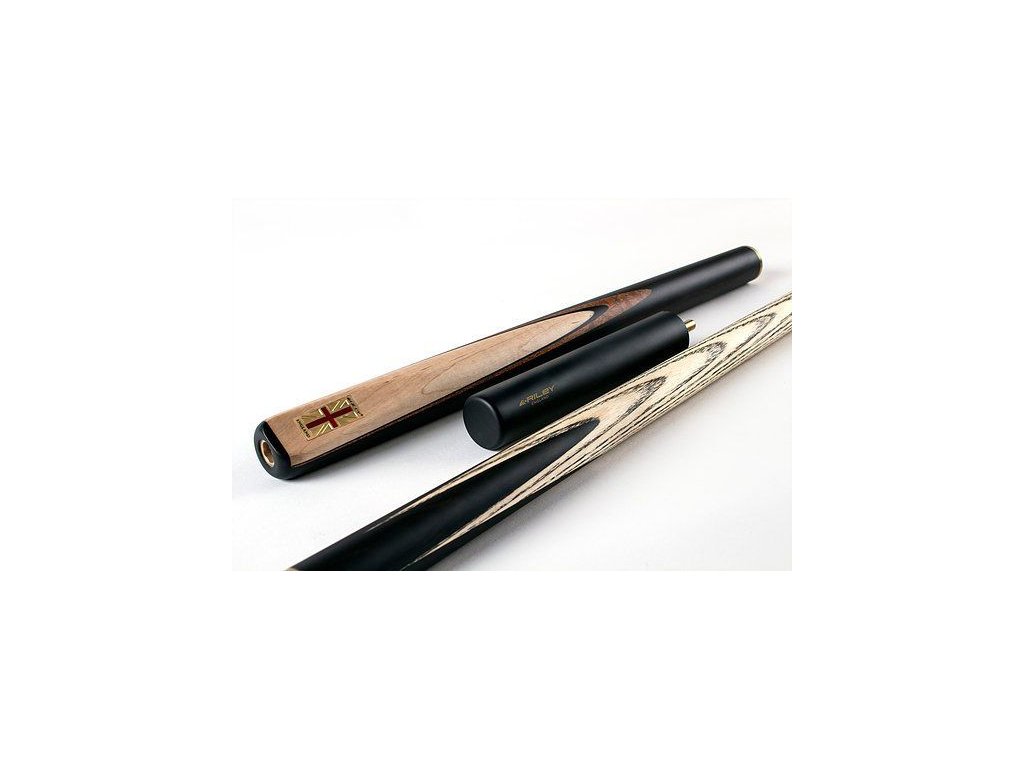 Snookerové tágo Riley England 3/4 dvojdielne, krátky extender, puzdro 4UK
