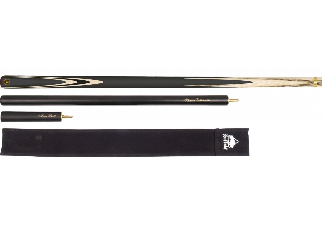 Buffalo Pure sada - dvojdielne snookerové tágo 145cm a 2x predlžovák