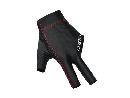 Biliardová rukavica Cuetec Axis black-red, veľkosť M