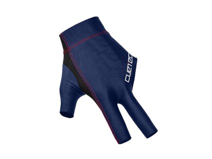 Biliardová rukavica Dynamic Cuetec Axis Navy-red, veľkosť M