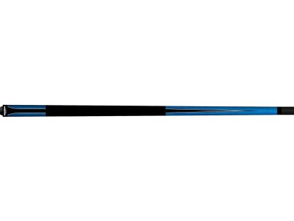 Pool biliardové tágo Maxton Fiber modré, dvojdielne, 148cm, 13mm koža