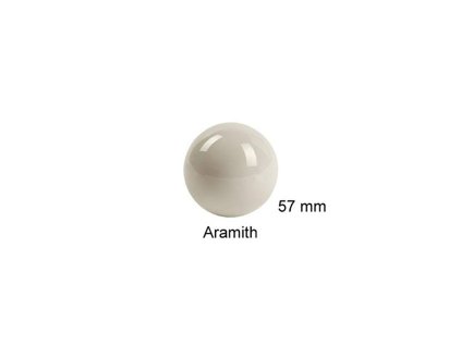 Biliardová guľa Aramith biela, 57,2 mm