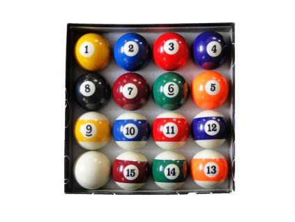 Biliardové gule Pool 57,2mm