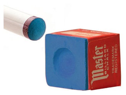 Biliardová krieda Master 1 ks, modrá