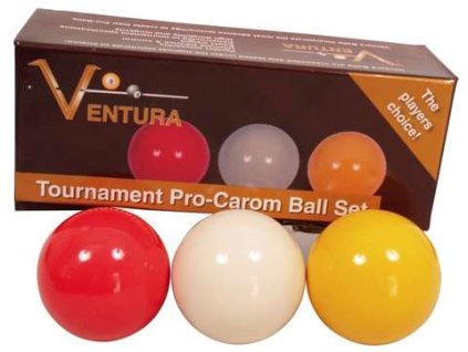 Karambolové gule Ventura 61,5mm Tournament Color
