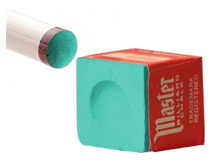 Biliardová krieda Master 1 ks, zelená