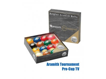 Biliardové guľe Aramith Tournament "Duramith" Pro Cup TV 57,2mm