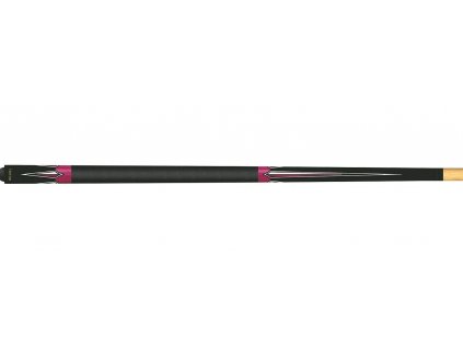 Pool biliardové tágo Triton Target 5, dvojdielne, ružovo-čierne, 145/13mm