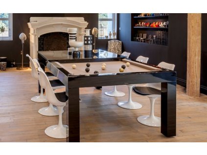 Toulet Pool biliardový stôl Pearl 7' čierny, s krycou doskou