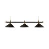 Biliardová lampa Buffalo Baron 3 čierna