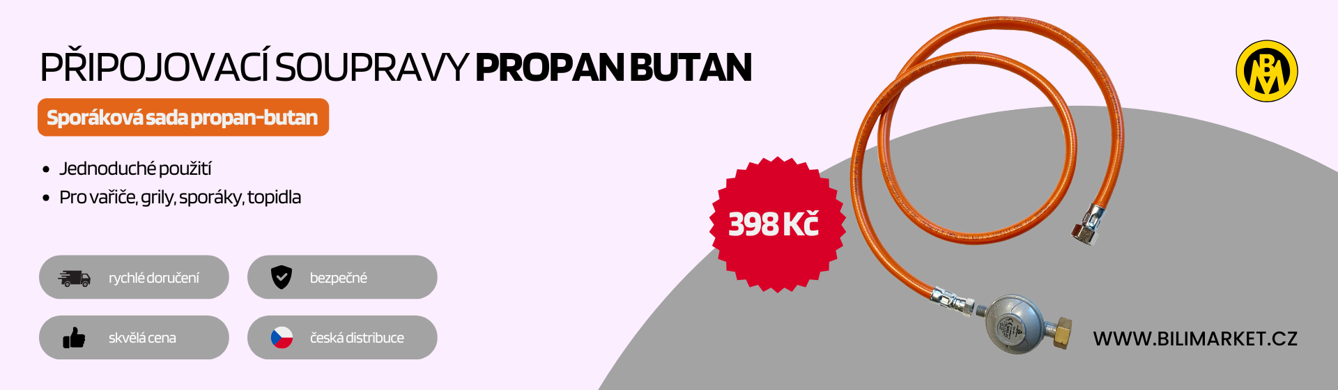 Sporáková sada na propan butan