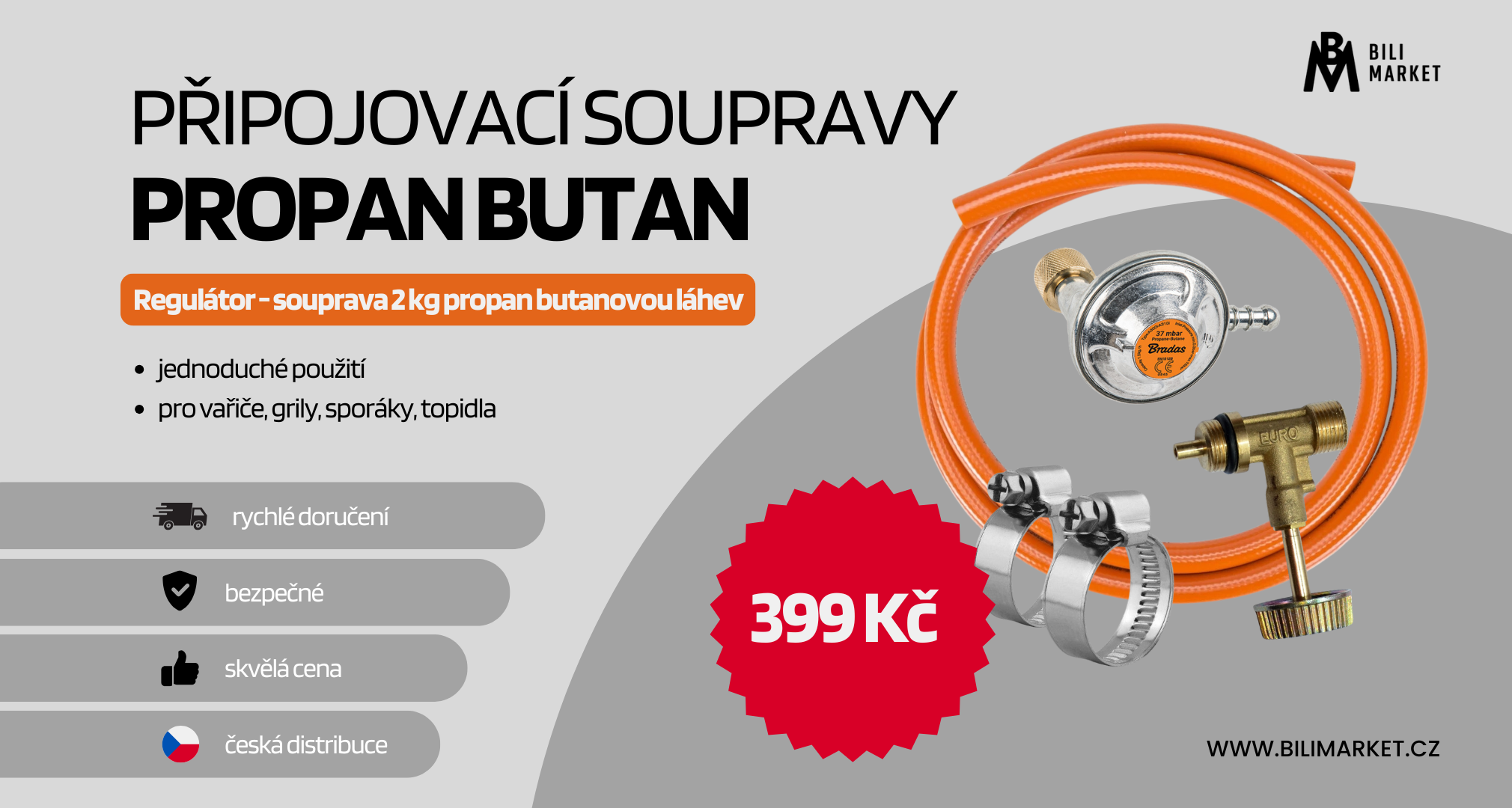 Připojovací souprava 2 kg