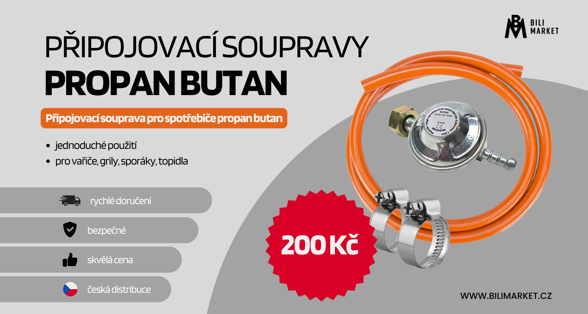 Připojovací souprava 10 kg