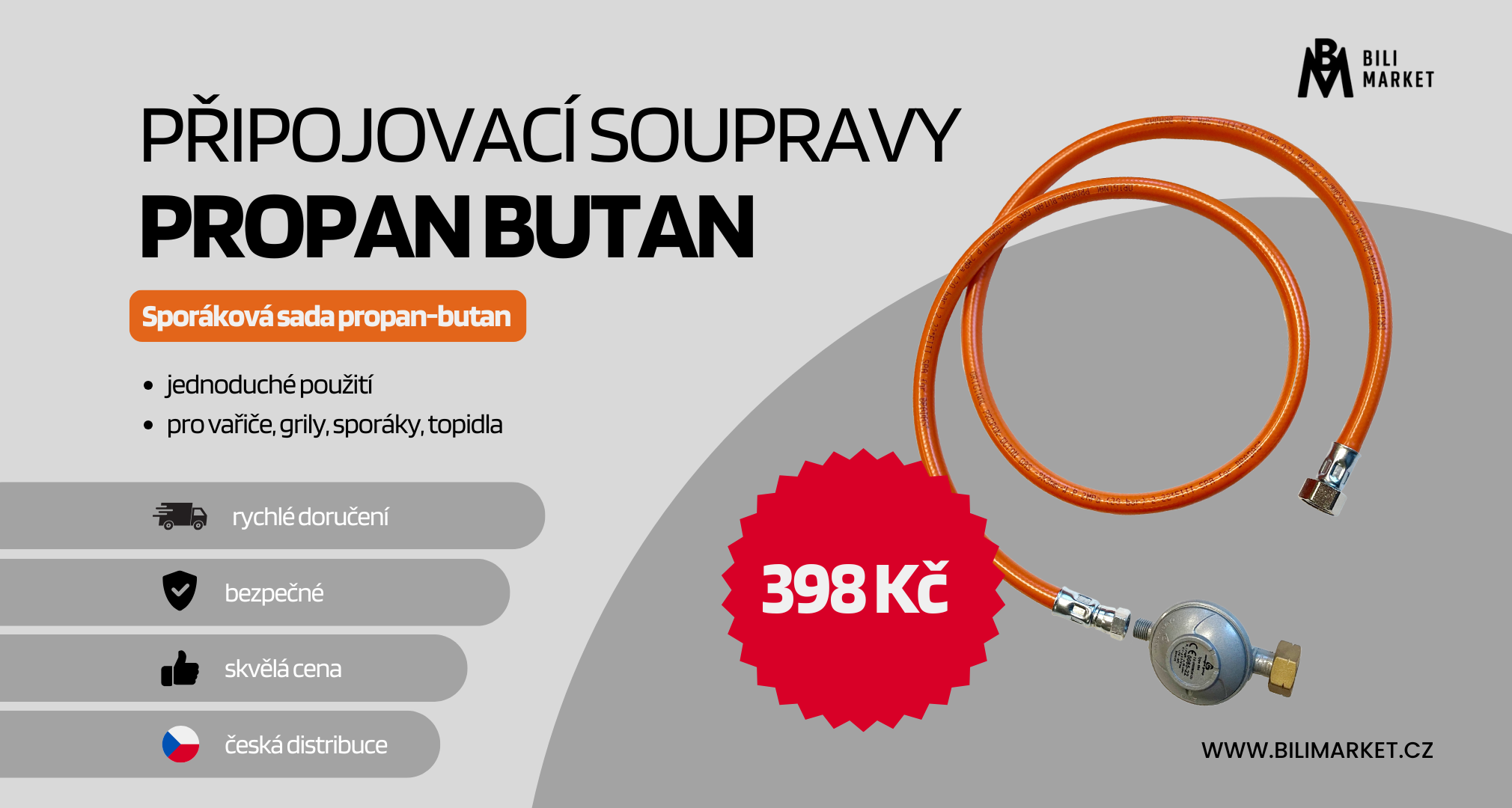 Sporáková sada na propan butan