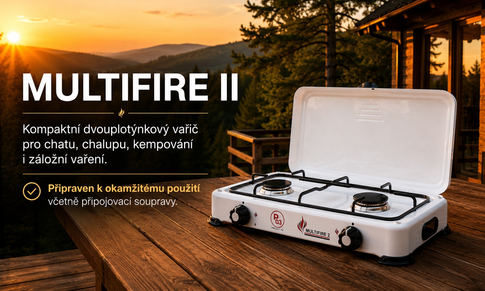 Plynové vařiče Multifire