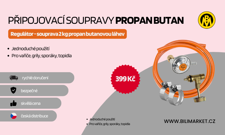 Připojovací souprava pro 2 kg lahve