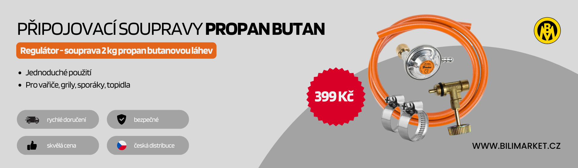 Připojovací souprava 2 kg