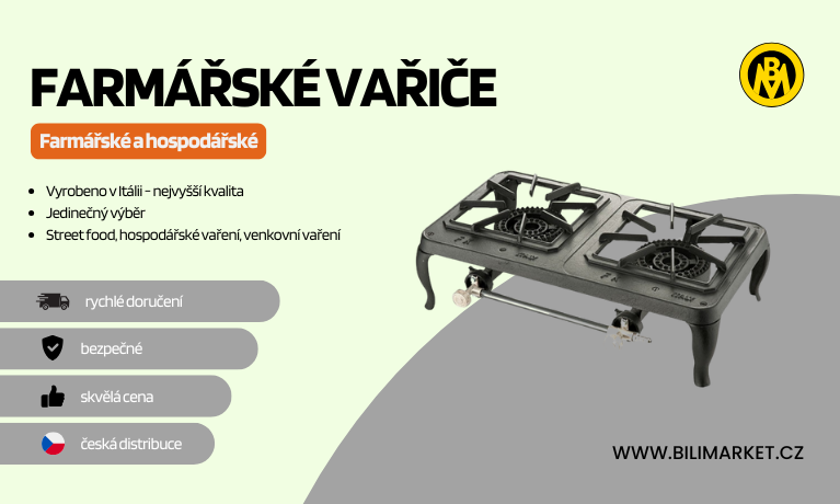 Farmářské, hospodářské a street food vařiče