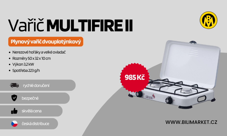 Dvouplotýnkové plynové vařiče