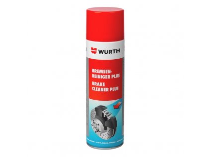 Čistič brzd PLUS 500 ml WÜRTH® 089010810  práce ventilkem dolů