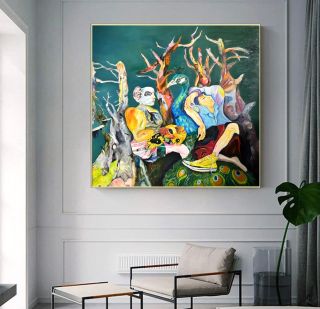 Od zítra bude tento obraz k vidění spolu s cca 6 dalšími kousky v @cafe33.cz Zvu vás tímto do kavárny a taky k tomu, ať se...