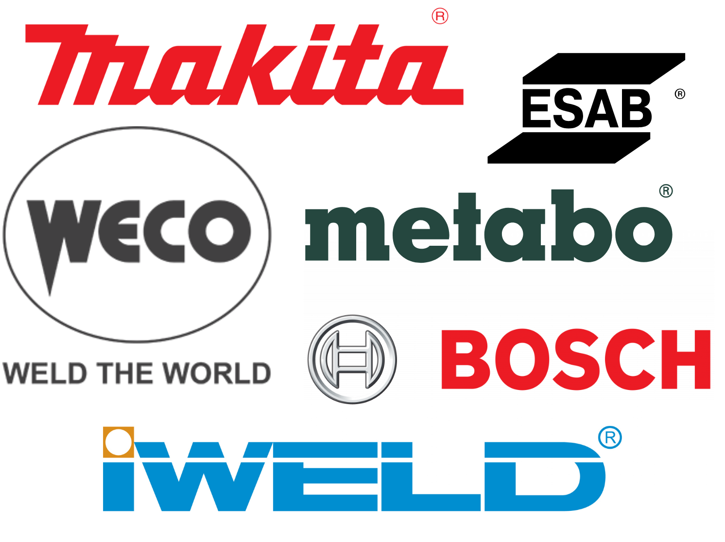 Spolupracujeme s množstvom veľkých firiem ako napríklad Makita, Metabo, Iweldm Weco, či Bosch.