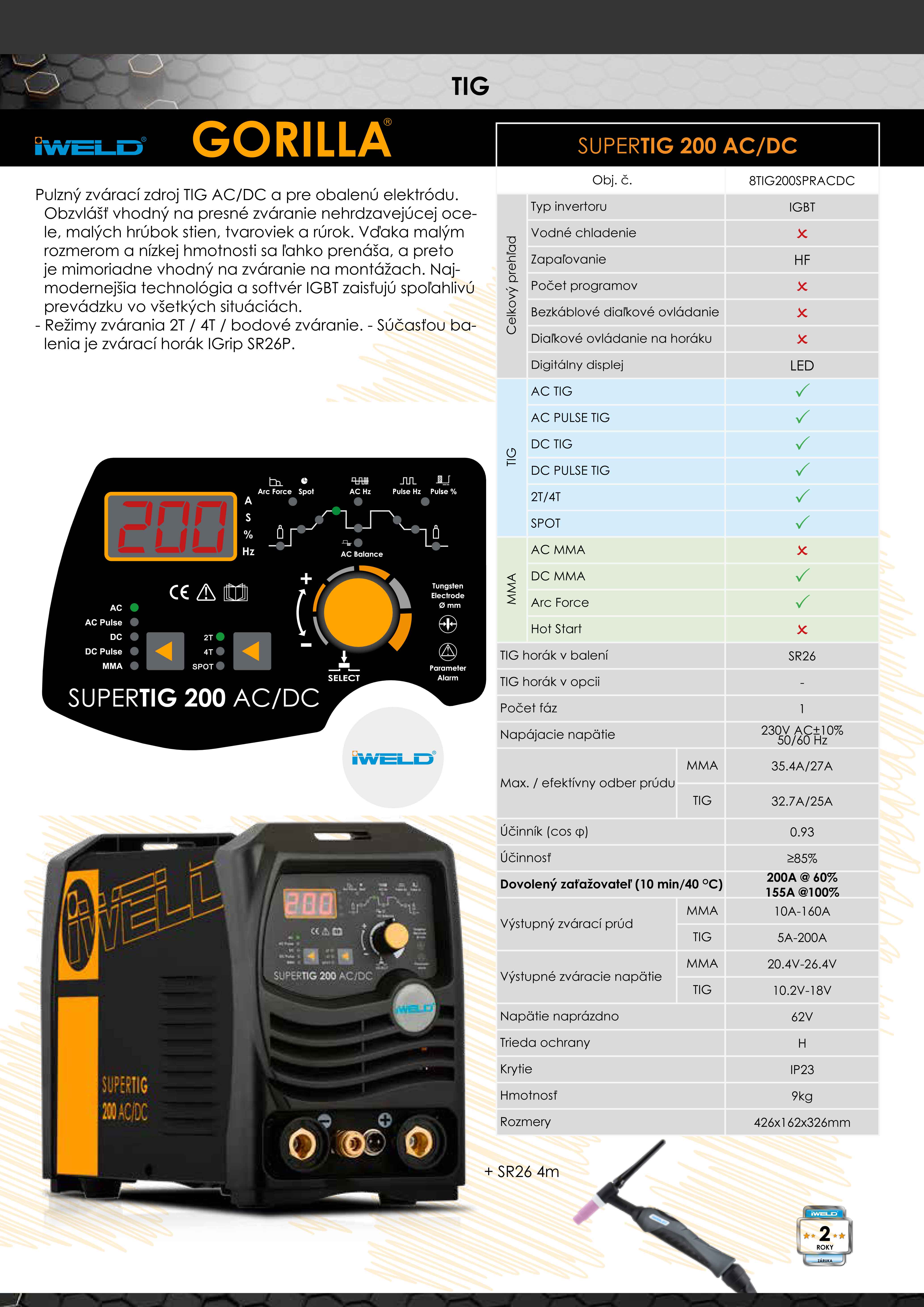 iweld-supertig-200-popis