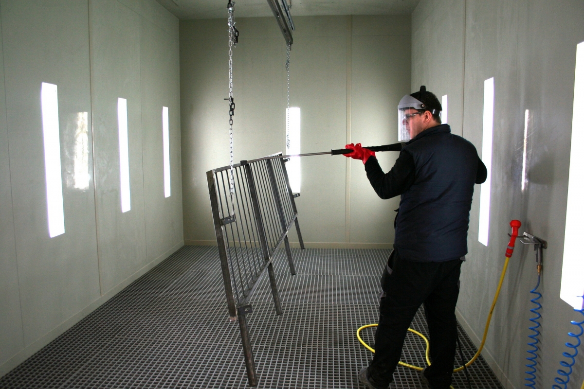 Powder coating process