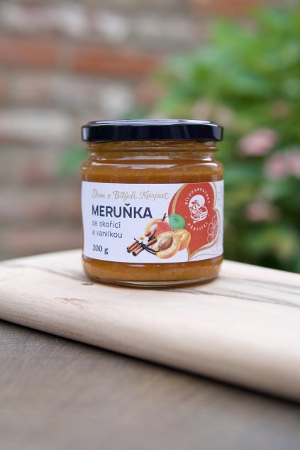Meruňka se skořicí a vanilkou eko džem / marmeláda