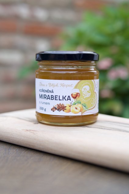 Kořeněná mirabelka s rumem eko džem / marmeláda