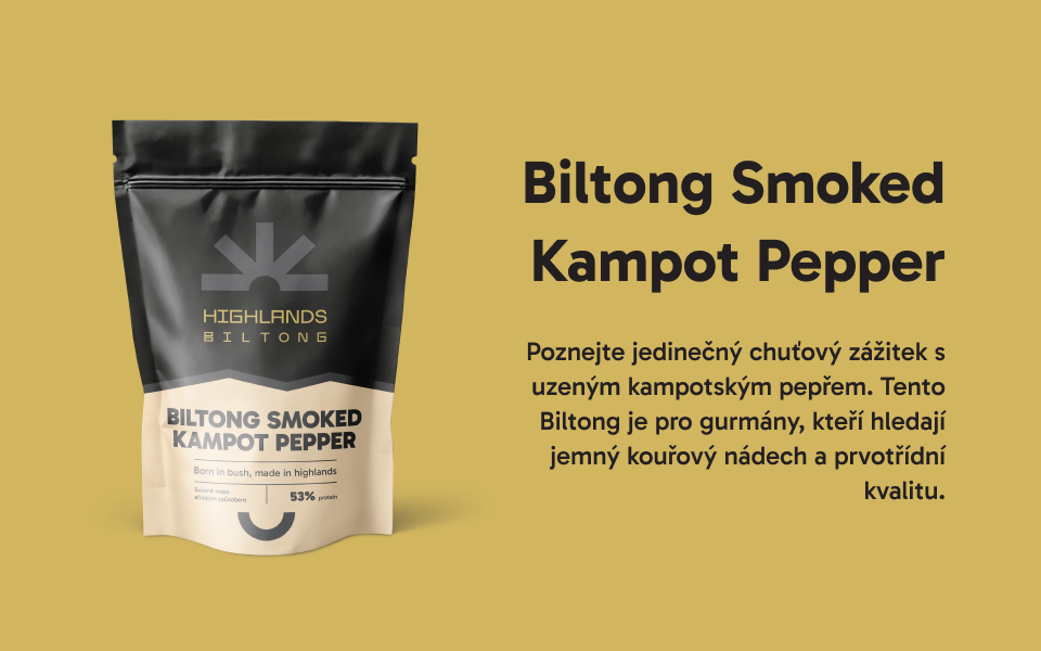 Biltong Smoked Kampot Pepper