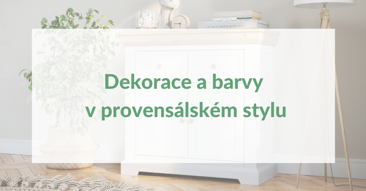 Barvy a dekorace provensálského stylu