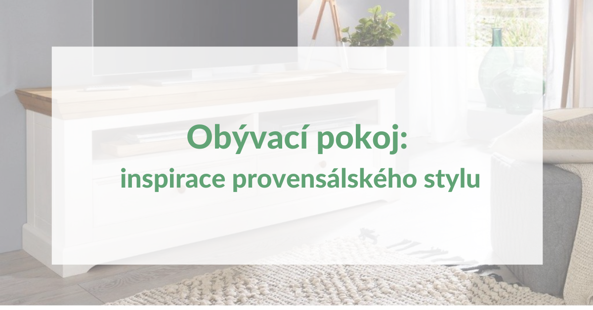 Obývací pokoj: inspirace provensálského stylu