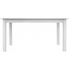 Jídelní stůl Belluno Elegante, bílý, masiv, borovice