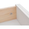 Komoda Belluno Elegante 5 šuplíky, bílá, masiv, borovice