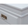 Komoda Toskania 3.3, masiv, borovice, bílá