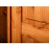 Šatní skříň 3D Toskania, masiv, borovice (odstín Medový)