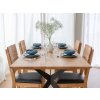 Jídelní stůl Caserta 100x200 cm, dub, masiv