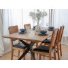 Jídelní stůl Caserta 100x200 cm, dub, masiv