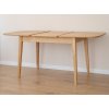 Rozkládací stůl Orbetello 120 až 165 cm, Dub, masiv - vložení mezikusu